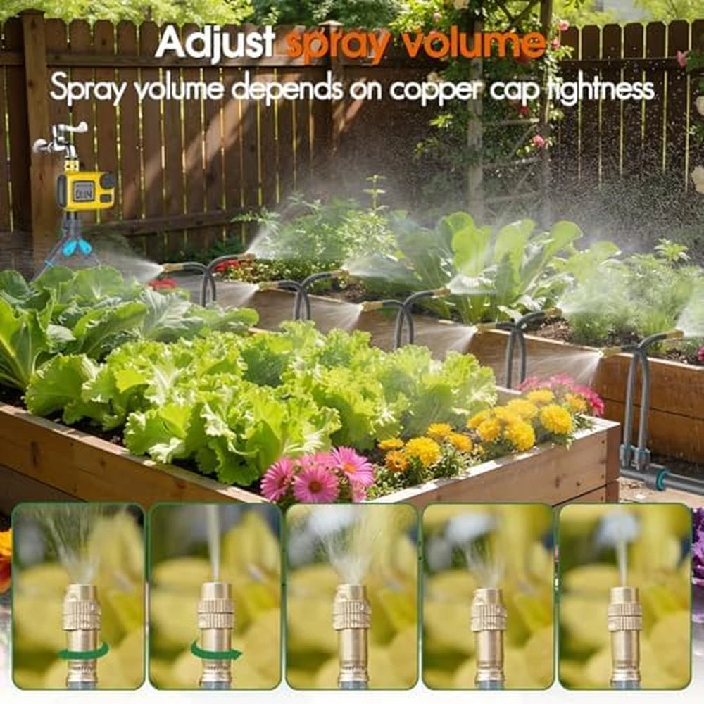 Drip irrigation installation components and fittings
