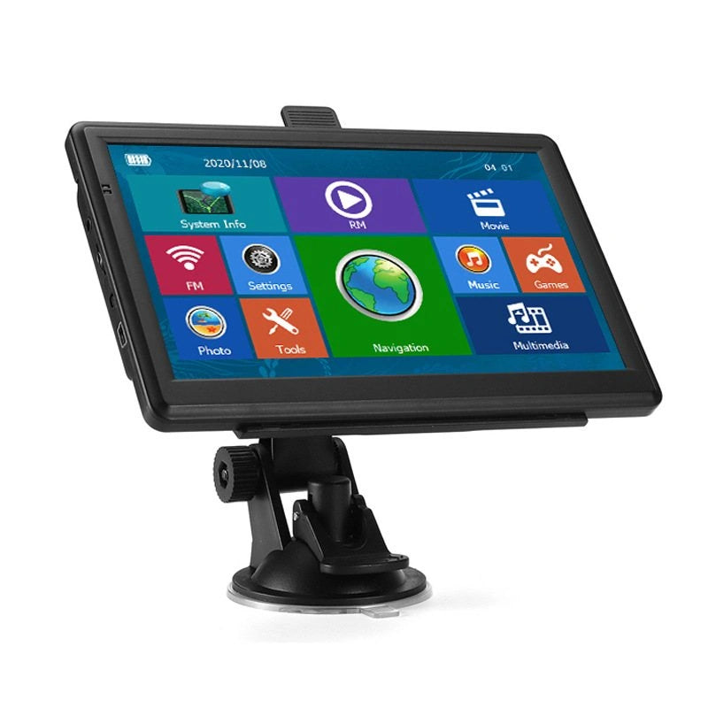7-inch GPS Navigator with Bluetooth, AV-IN and European Maps